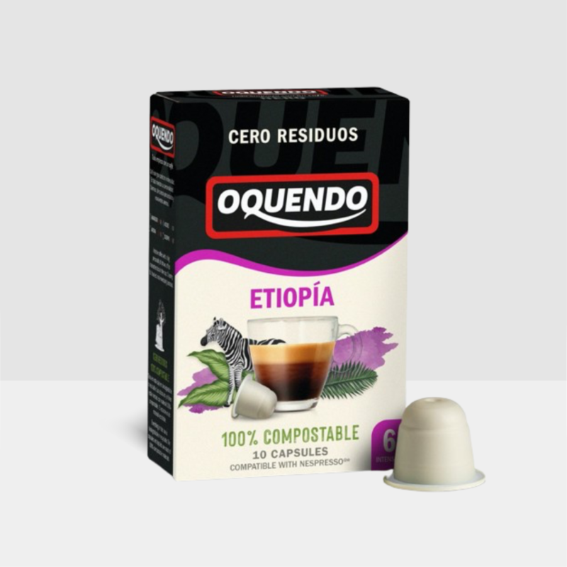 Oquendo Etiopia Nespresso® Compatible Coffee Pods (Pack of 10)