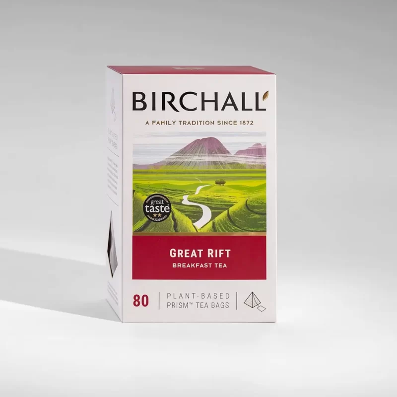 Birchall Great Rift Breakfast Tea 80 Prism Bags