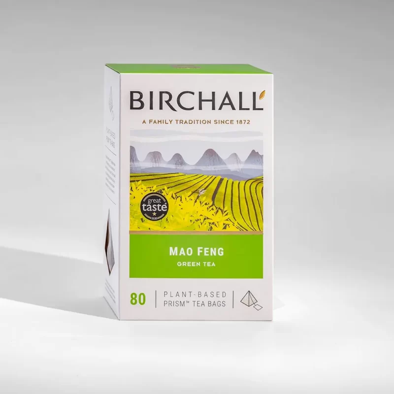 Birchall Mao Feng Green Tea 80 Prism Bags