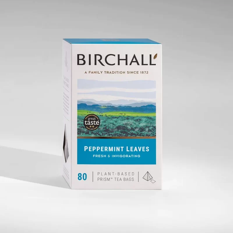 Birchall Peppermint Leaves Tea 80 Prism Bags
