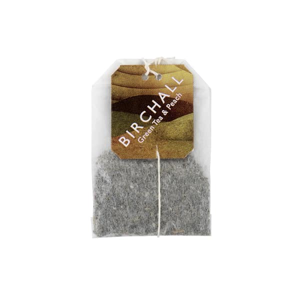 Birchall Green Tea & Peach 25 Enveloped Tea Bags - Image 3