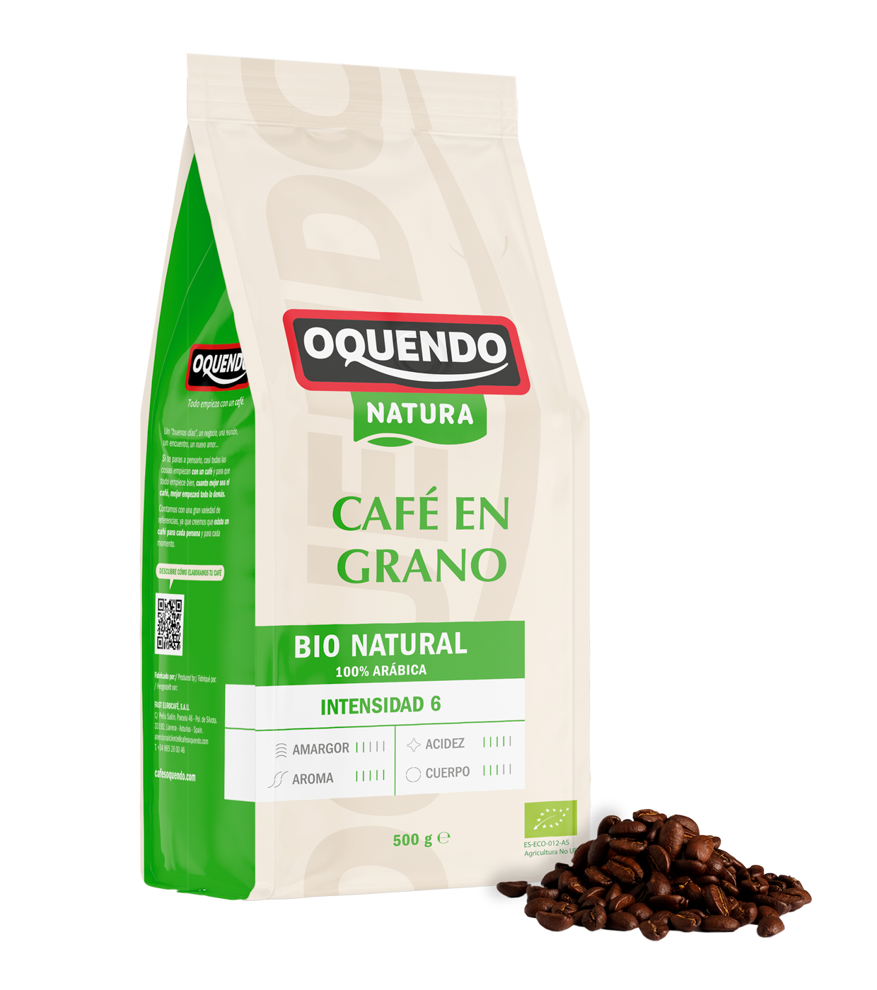 Oquendo Bio Organic 500g Bean Coffee