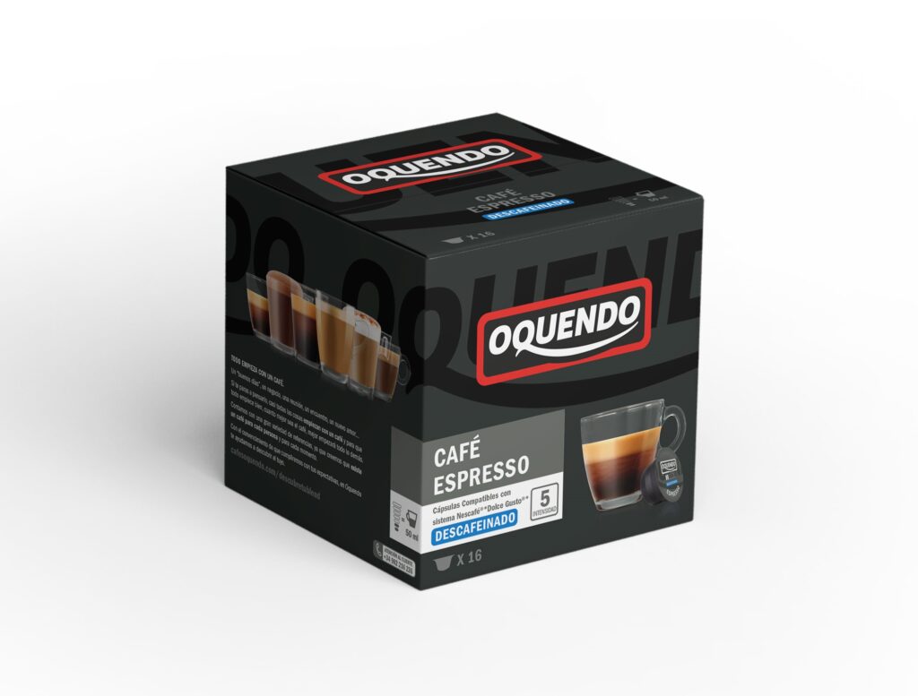 Oquendo DG Espresso Decaf Coffee Pods (Pack of 16)