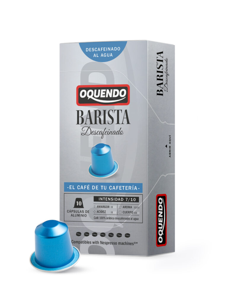 Oquendo Bio Descafeinado Nespresso® Compatible Coffee Pods (Pack of 10)